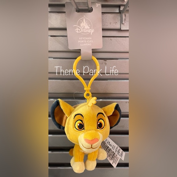 Disney | Accessories | Disney Parks Lion King Simba Plush Keychain Bag ...